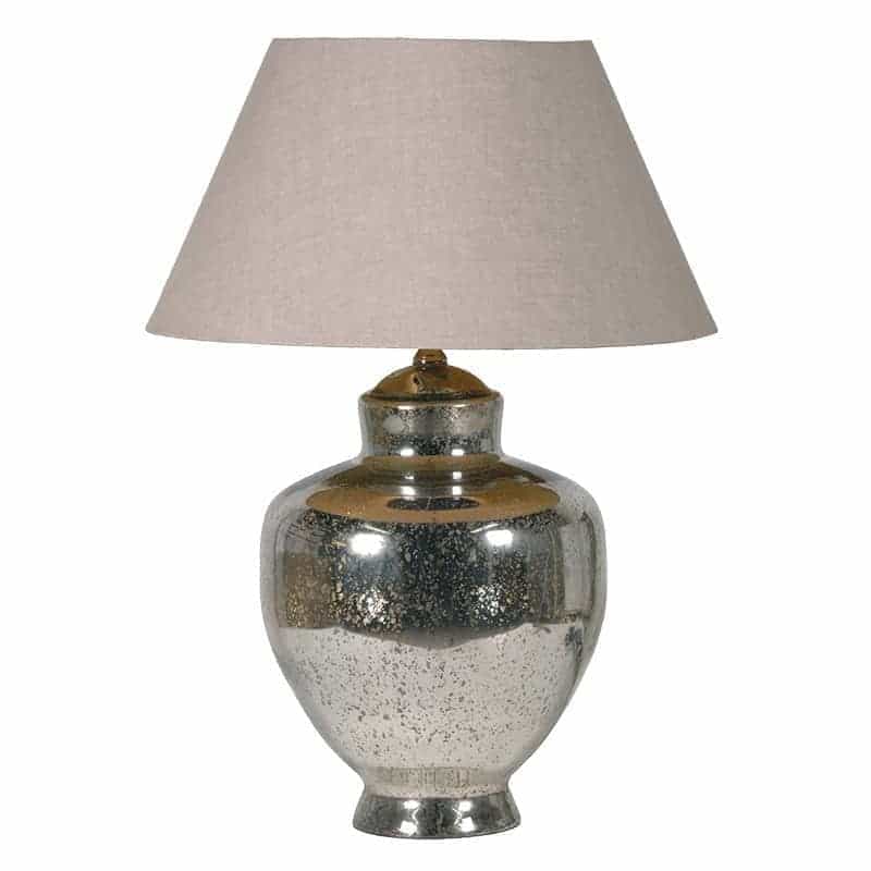 Silver Based Table Lamp