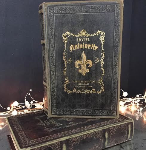 Antique Burgundy Book Box
