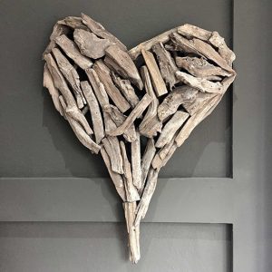 driftwood heart