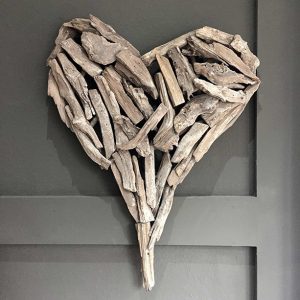 driftwood heart