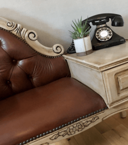 Chesterfield style Telephone Seat